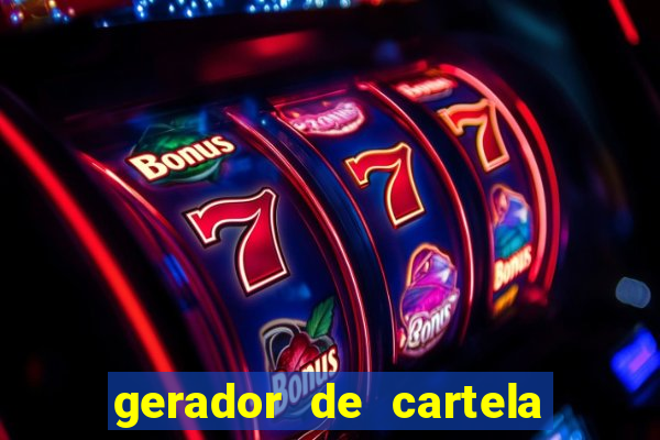 gerador de cartela de bingo